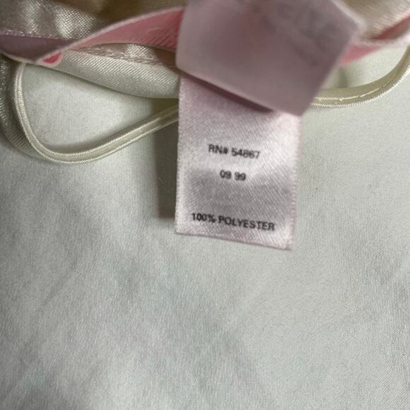 Victoria's Secret White Satin Bridal Robe w/ Pockets One size - Picture 8 of 8